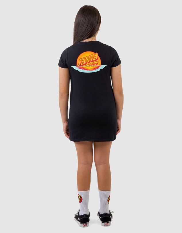 Santa Cruz - Sunrise Dot Tee Dress - Teens