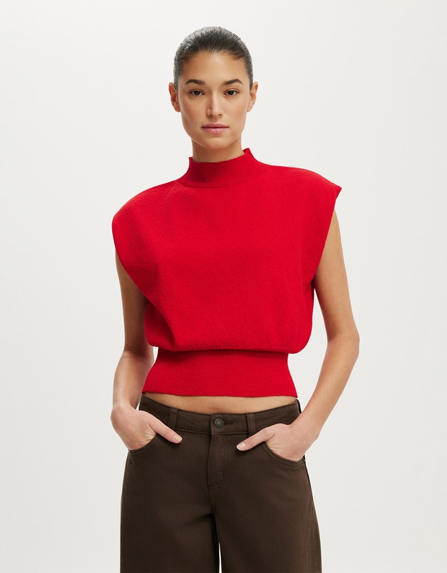 Cotton On - Hazy Mock Neck Knit