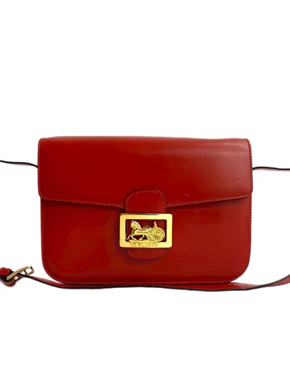 Pre-Loved by Azura Reborn - Pre-Loved Calfskin Horse Carriage Crossbody