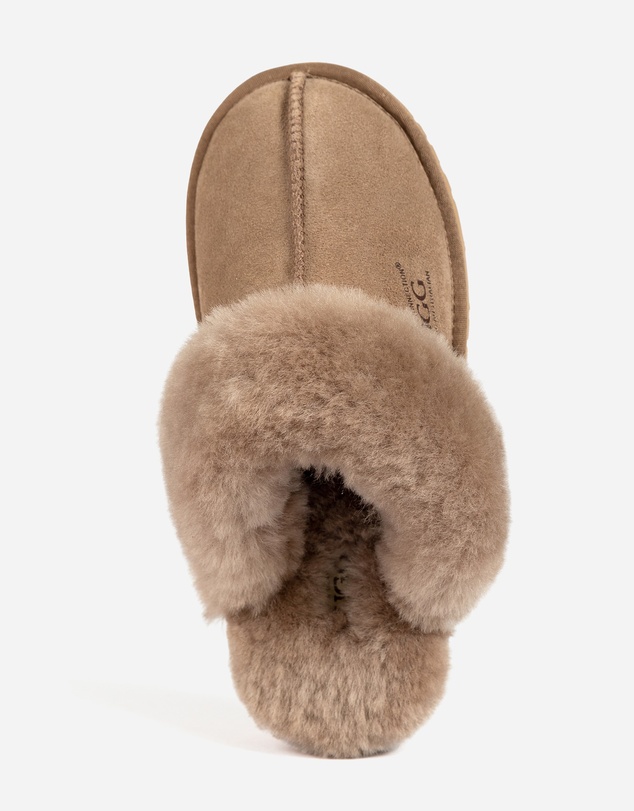 Ozwear Connection Uggs - Ugg Slippers Premium Australia Sheepskin Unisex Scuffette Suede