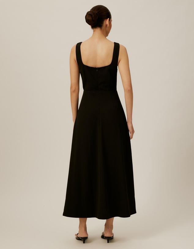 Tussah - Square Neck Midi Dress
