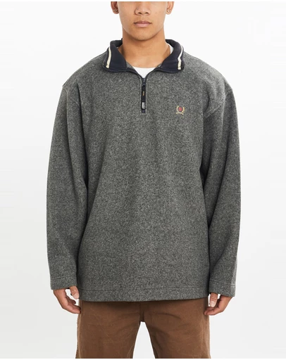 Vintage by The Real Deal - Pre Loved - Vintage 90s Tommy Hilfiger Quarter Zip Fleece Sweatshirt
