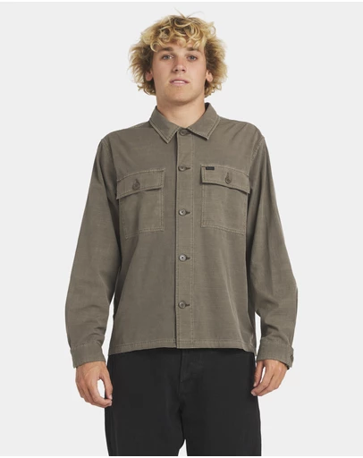 RVCA - Mens Coas Over Long Sleeve Shirt