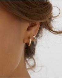 Arms Of Eve - Jett Gold Earrings