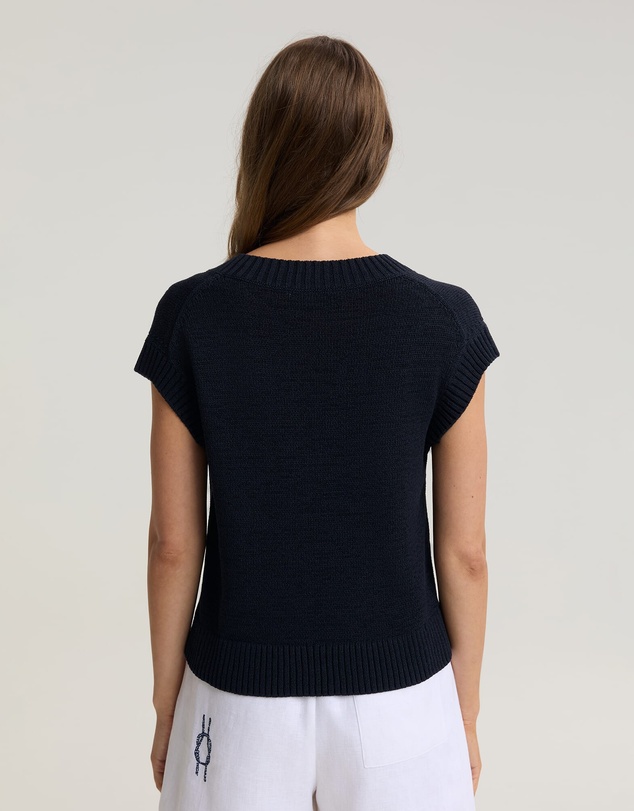 Sportscraft - Josie Tape Yarn V Neck Tank