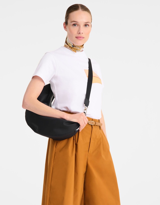 Longchamp - Le Pliage Energy Canvas Crossbody Bag - Large