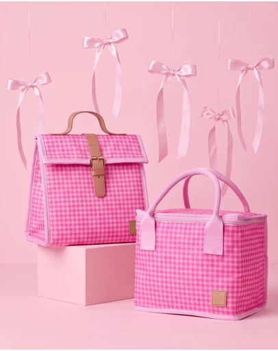 The Somewhere Co - Tickled Pink Lunch Satchel