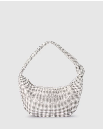 Olga Berg - JESSICA Crystal Mesh Bag