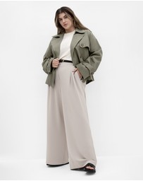 City Chic - Leah Crop Trench