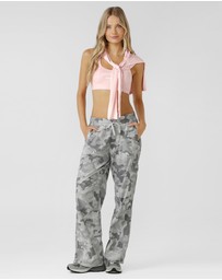 Lorna Jane - Authentic Washed Camo Cargo Pants