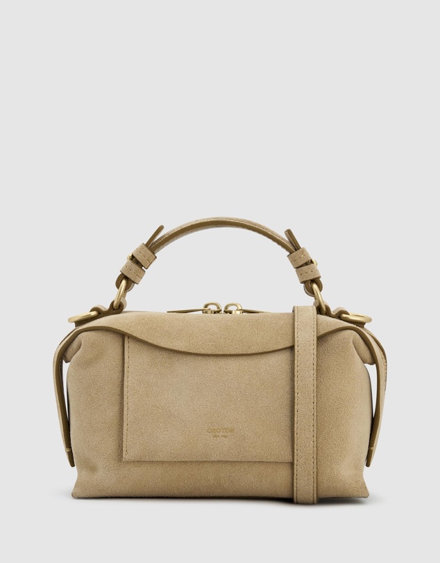 Oroton - Mica Mini Bowler Suede