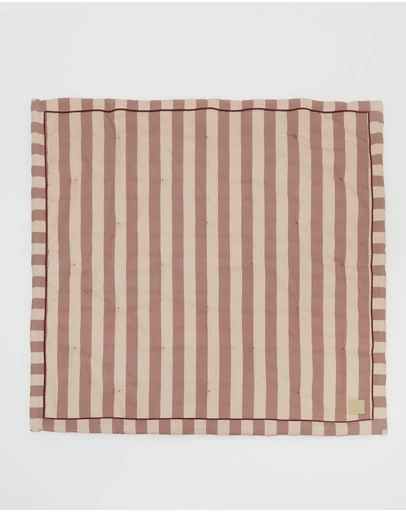 Phile - Striped Play Mat – Pink