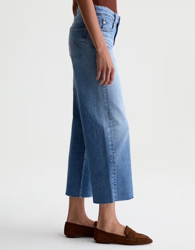 AG Adriano Goldschmied - Saige Wide Leg Crop Jeans