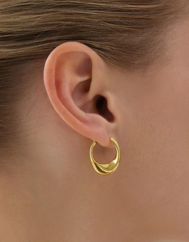 Najo - Rise Yellow Gold Earring