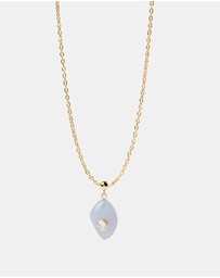 PDPAOLA - Serenity Blue Agate Charm Necklace