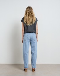 DRICOPER DENIM - Chloe Mid Rise Barrel Jeans