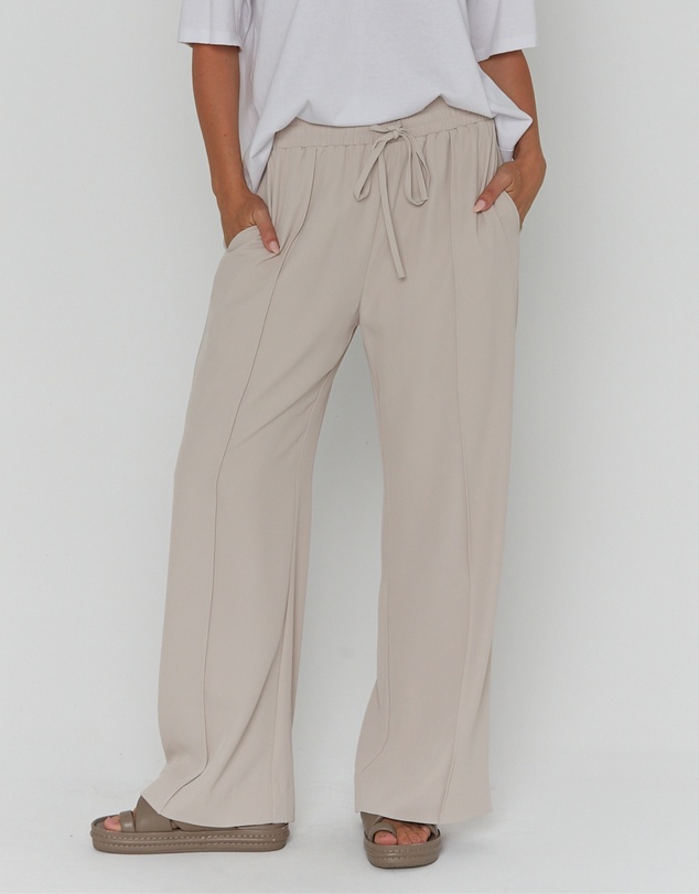 ALEXANDRA - Pentagon Pants Stone