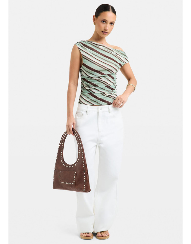 Alice In The Eve - Helena Mesh Asymmetric Top