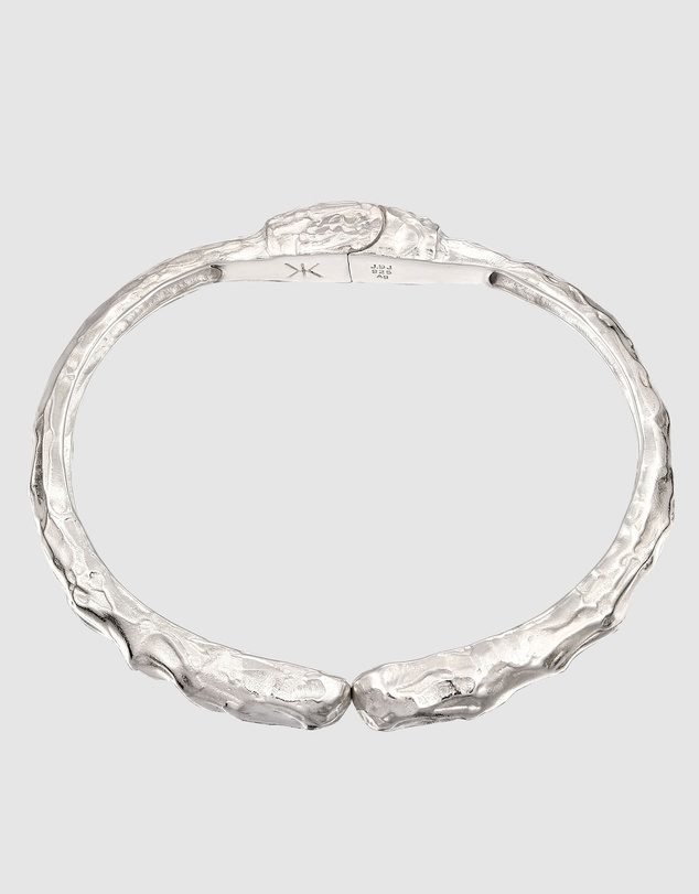 Kuzzoi - Molten Cuff Bracelet in 925 Silver