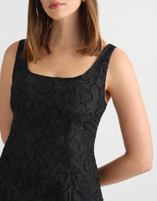 David Lawrence - Darden Jacquard Dress