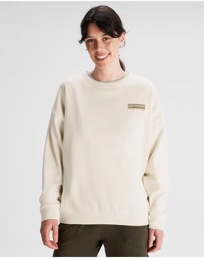 Kathmandu - Heritage Logo Slouchy LT BB Crew Sweatshirt