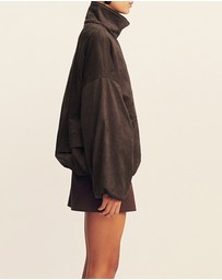 Shona Joy - Ernest Funnel Neck Bomber Jacket