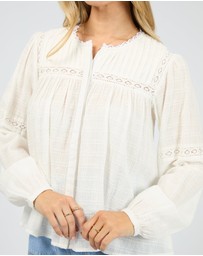 All About Eve - Lark Shirt Vintage White