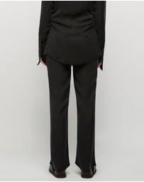 FRIEND of AUDREY - Perle 100% Cupro Straight Trouser