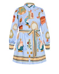 City Chic - Ezra Print Mini Dress