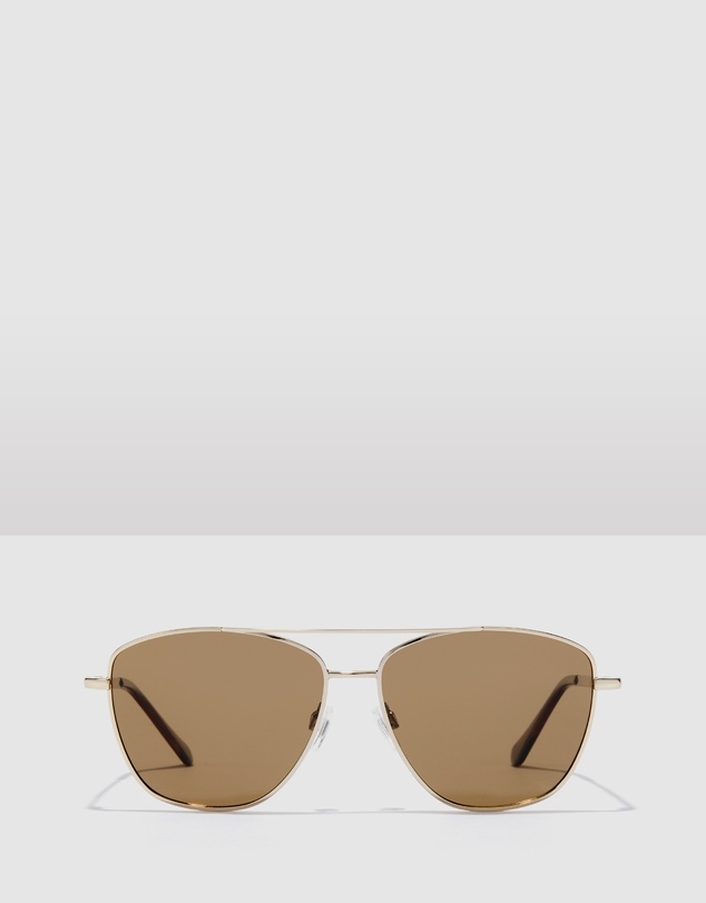 Hawkers Co - HAWKERS - Polarized Gold Olive LAX Sunglasses for Men and Women UV400