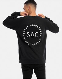 Stock & Co. - Stamped Signet Crewneck