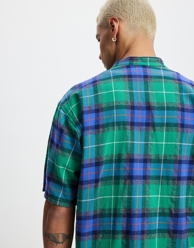 Surrounded By Ghosts - The Silver Slim Cotton Flannelette Shirt