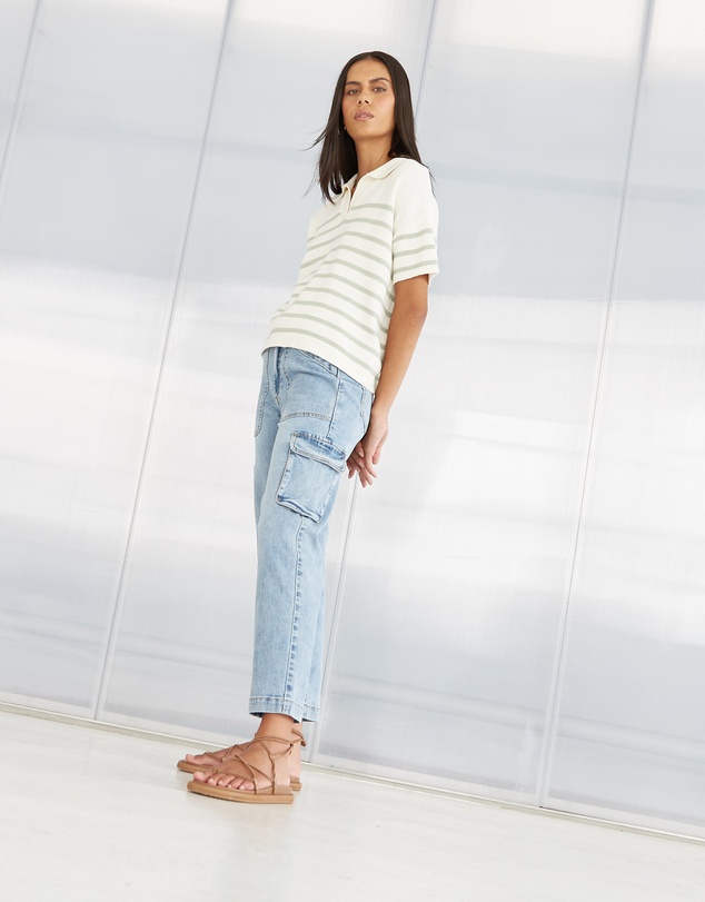 DRICOPER DENIM - Darra Cotton Polo Sweater