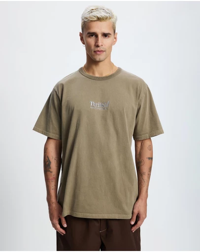 Thrills - Workwear Embroidered Merch Fit Tee