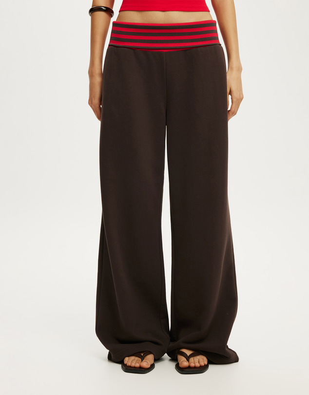 Cotton On - Fold Over Waistband Sweatpant