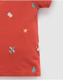 Purebaby - Christmas Polo -Kids-Babies