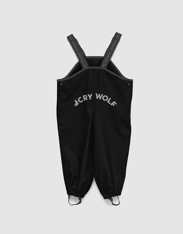 Crywolf - RAIN OVERALLS Black