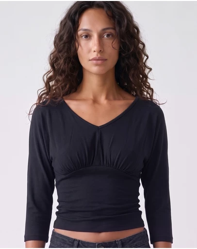 Style Addict - Ryana Top - Black