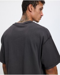 Worship - Reverse Box Fit Cropped Overdye Tee