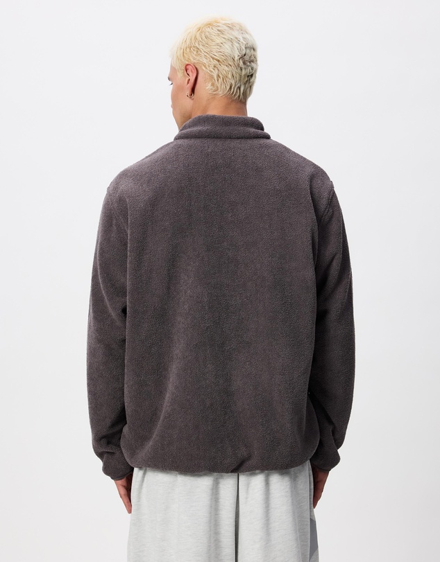 X-Large - Stripe Polar Fleece 1/4 Zip
