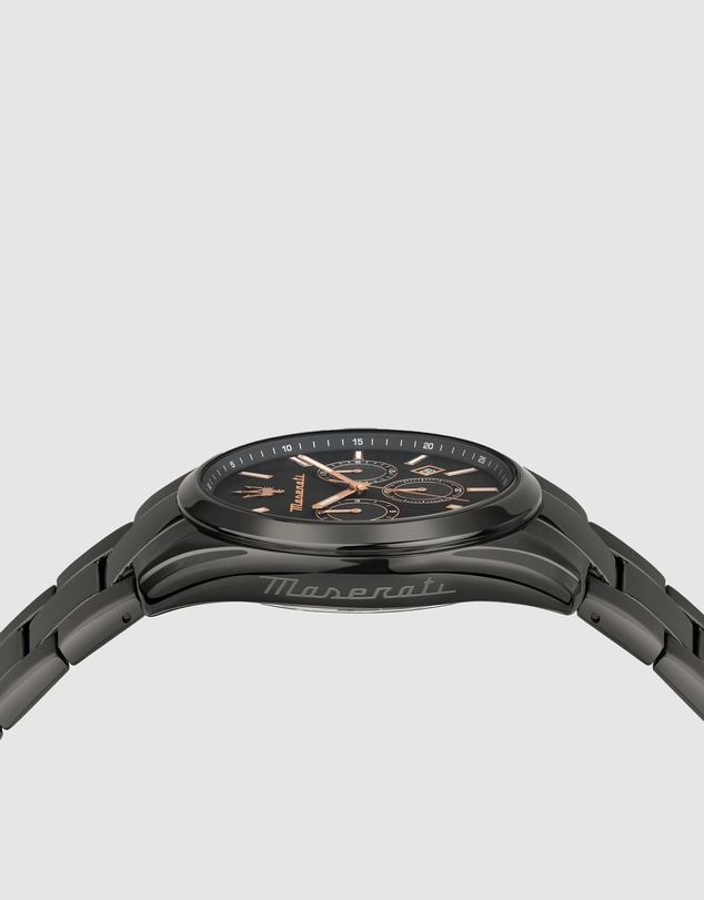 Maserati - Attrazione 43mm Black Stainless Steel Watch