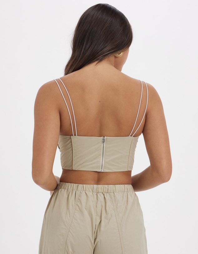 Dazie - Wish You Were Here Cargo Corset Top