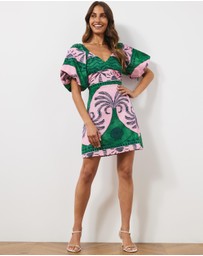 Atmos&Here - Maldives Linen Blend Mini Dress