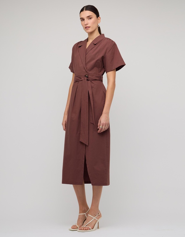 Staple the Label - Ishtar Wrap Shirtdress