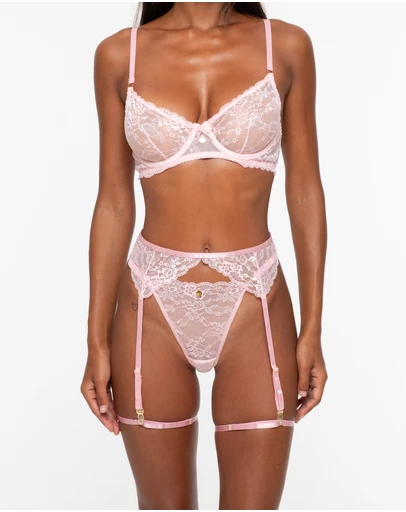 One Empire - Raffaella Pink Lingerie Set