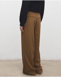 M.N.G - Pleated Wide Leg Trousers