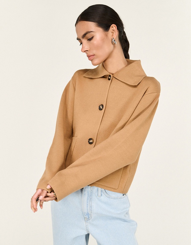 Staple the Label - Aura Knit Barn Jacket