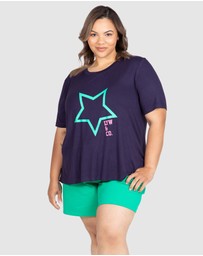 Love Your Wardrobe - LYW & Co Star Print Tee