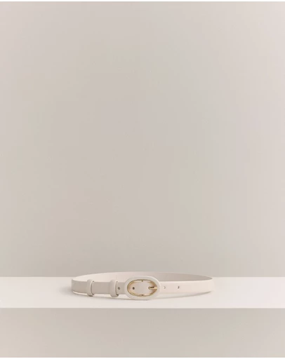 Trenery - Onna Belt in Marshmallow