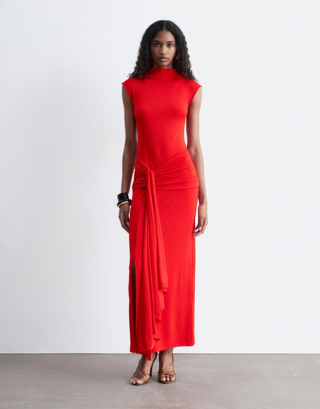 & Other Stories - Wrap-Front Midi Dress